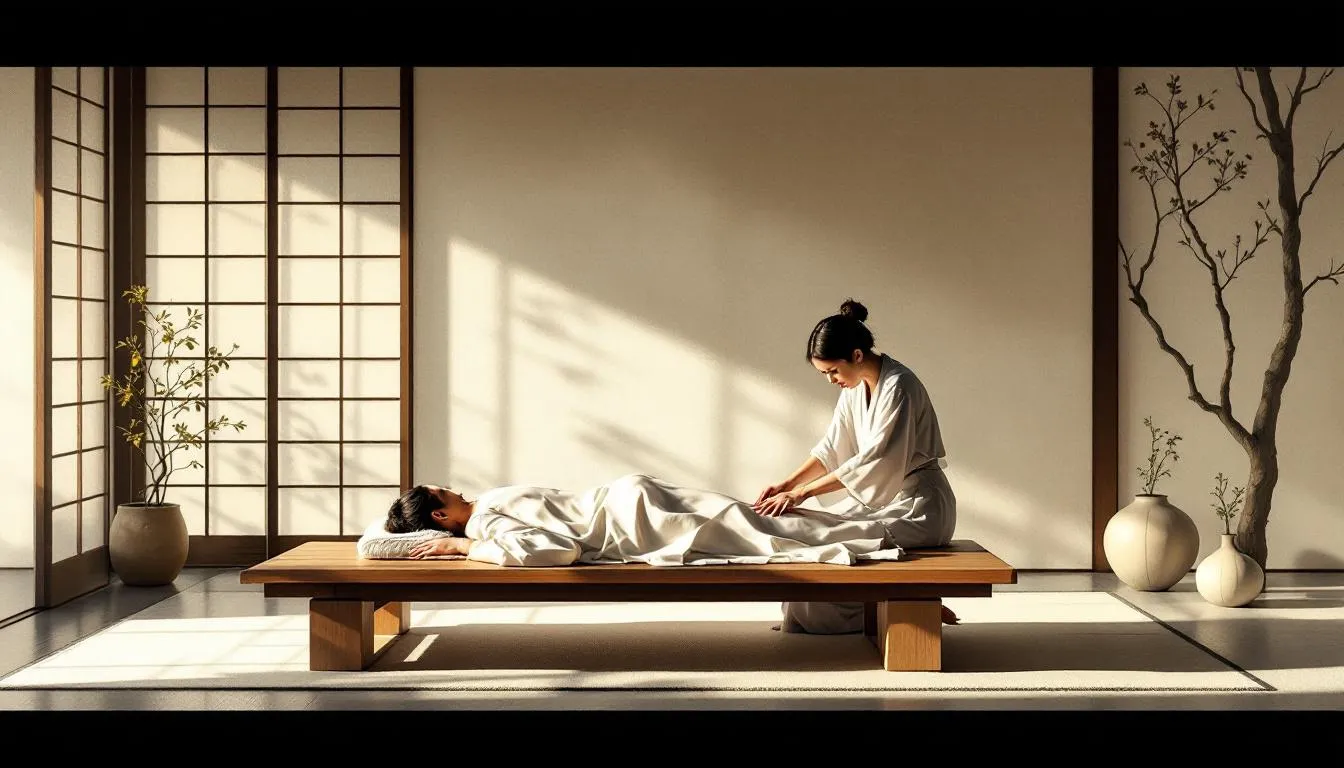 A serene environment where acupuncture treatments are performed, showcasing the safety aspects.